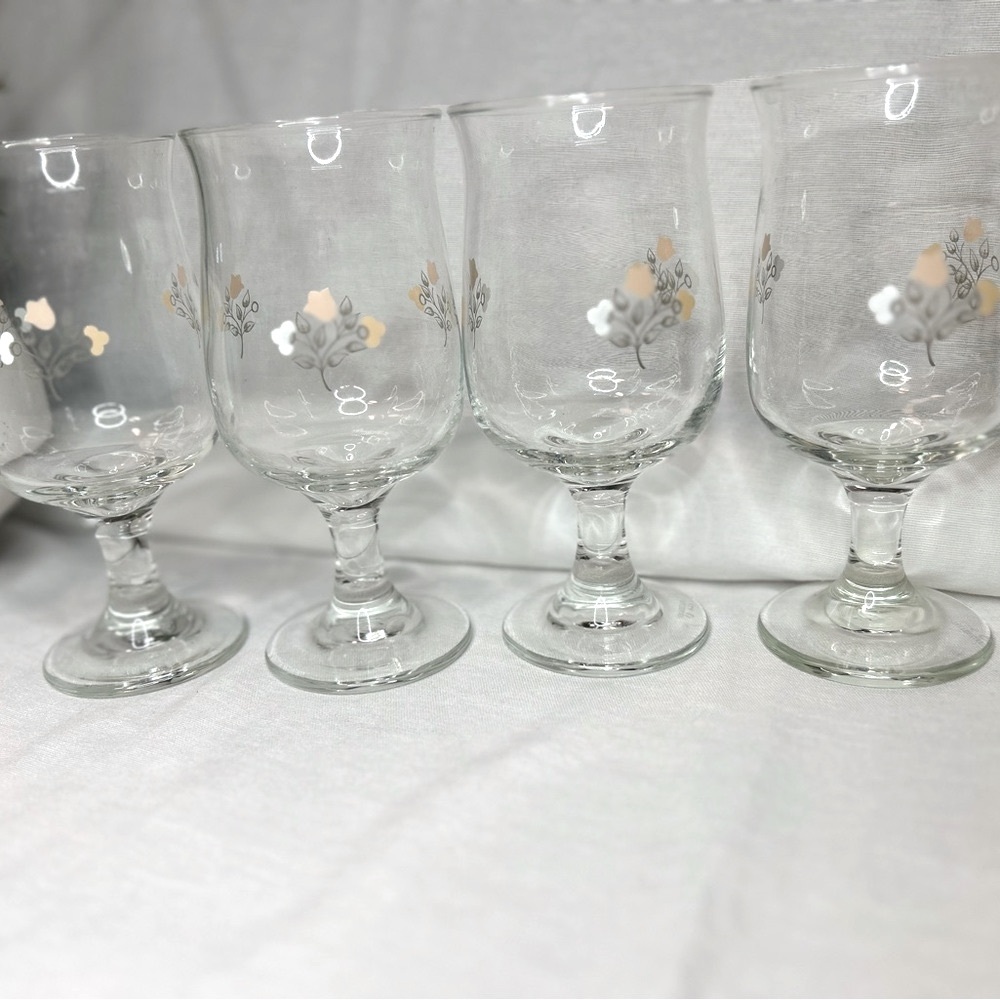 Set of 4 Pfaltzgraff Remembrance Goblets